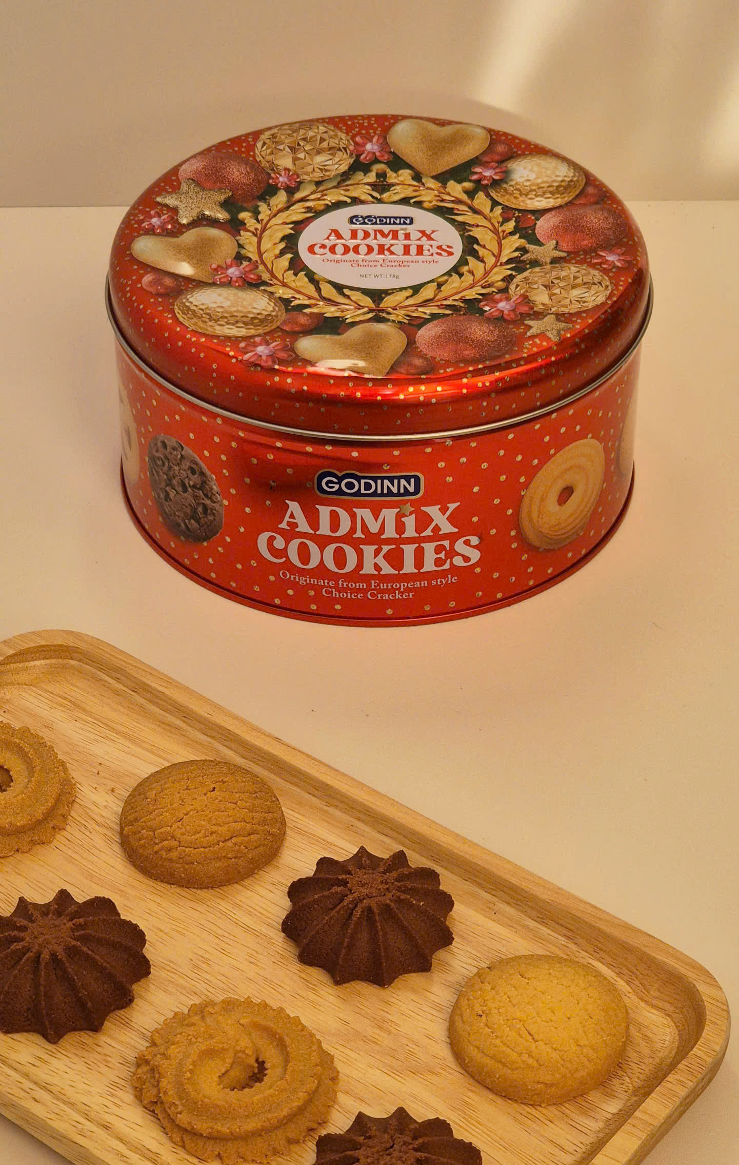 Bánh quy Admix Cookies 178g 24 hộp